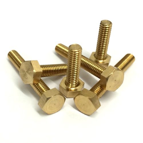 Hexagonal Brass Bolts Length: 1-100 Millimeter (Mm)