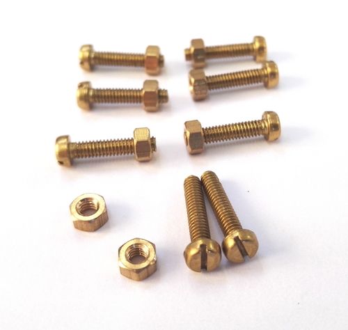 Brass Round Bolt With Nuts Length: 1-100 Millimeter (Mm)