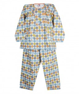 Dot Print Night Suit By RED ROSES INTERNATIONAL