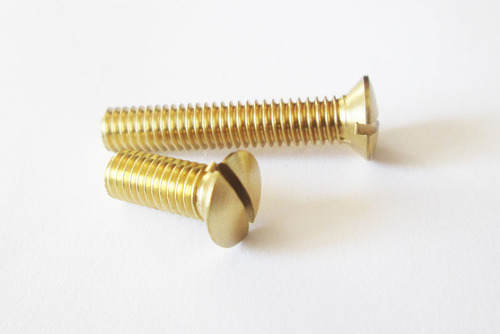 Brass Slotted Countersunk Screws