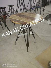 wooden top classic Industrial Stool