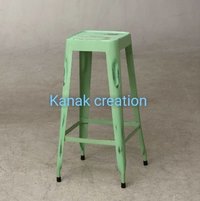 Tolix long Bar Stool green