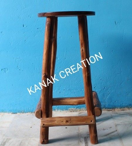 Indian reclaimed wood stool