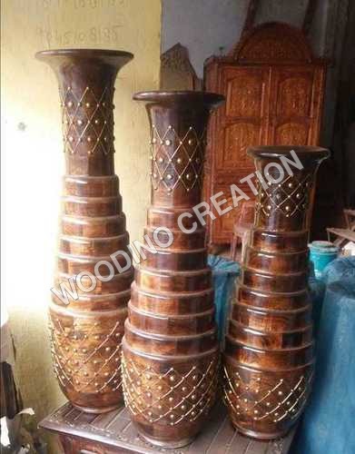 Wooden Flower Pot