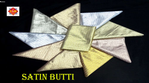 Gold Satin Butti Pcs