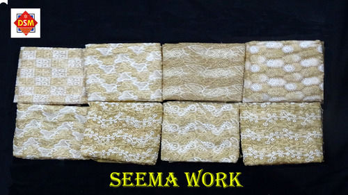 White And Brown Seema Work