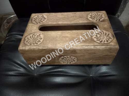 Wooden Tissue Box