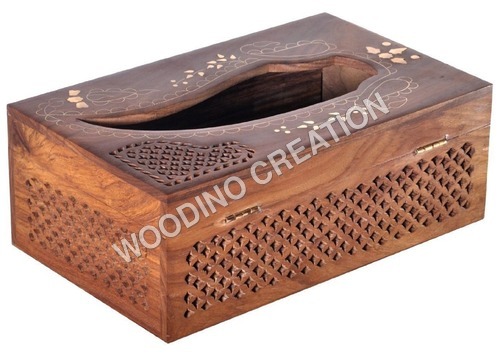 Wooden Tissue Box