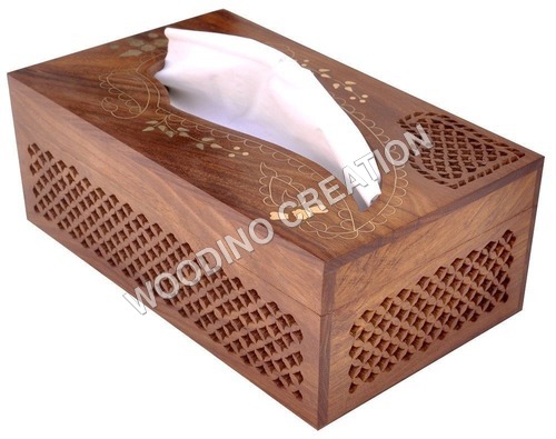 Wooden Tissue Box