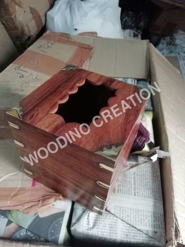 Designer Wooden Tissue Box