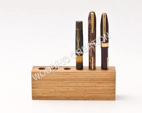 Designer Wooden Pen Holder & Letter Box