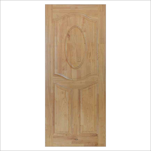 Grey Carved Wooden Door