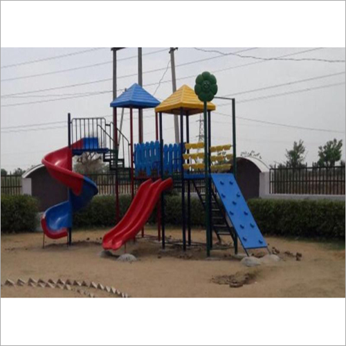 Fibre Multi Playground Slides