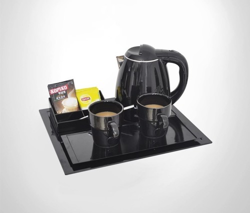Stainless Steel Electric Kettle Tray Set