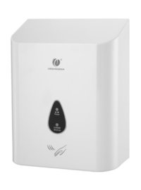 Wall Mounted Hand Dryer - Abs Material, 280mm X 220mm X 140mm Dimensions, White Color - 900w Power, 65db Noise Level, Ideal For Hotels And Offices