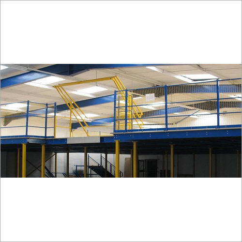 Blue Mezzanine Floor