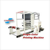 Single Color Printing Machine