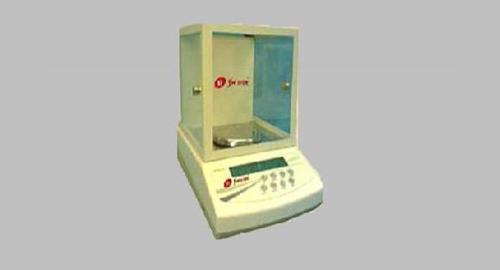 Laboratory Weighing Scale - Metal Single Pan 75mm Capacity 100-400gm | Accuracy 0.001gm Power 220 Volt Temperature Range 10-60Â°C