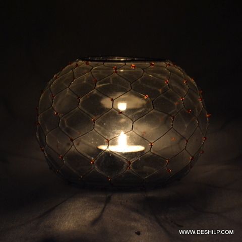 Polishing Bowl Shape Candle Holder