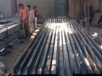 Psc Cement Pole Mould - Steel Material, U-shaped Dimensions | Powder Coated Finish, Smooth Surface Quality