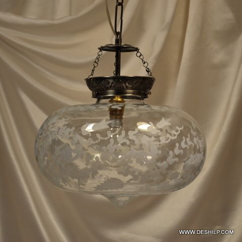 Cutting Glass Wall Hanging Lamp