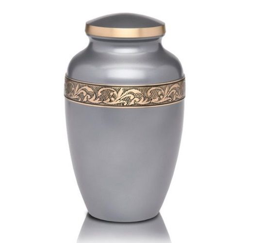 New Vibrant Cherry Red Brass Cremation Urn -Adult