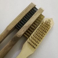 Strip brass brush
