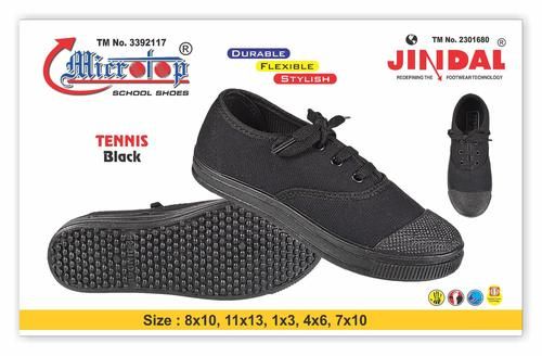 White Air Tennis Black Shoe