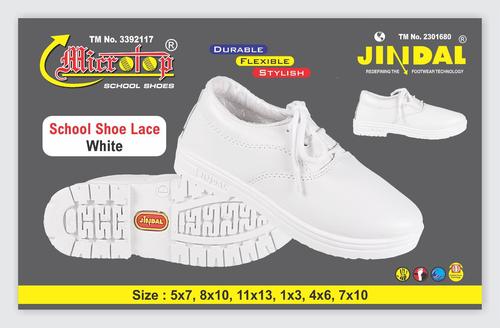 BOYS SCHOOL SHOE WHITE