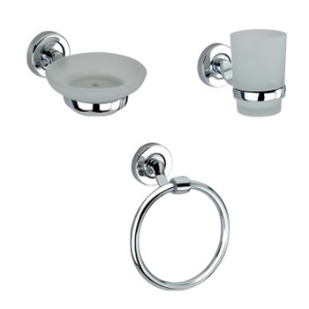 Stainless Steel Bathroom Accessories 3 In 1 Combo Pack