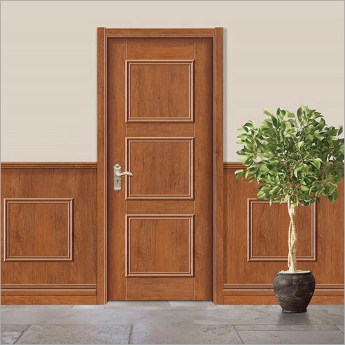 Teak Wood Texture Moulded Door