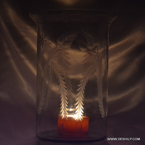 ClearBlaze Tall Hurricane Glass Holder