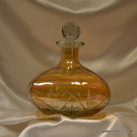 Cutting Glass Antique Perfume Decanter
