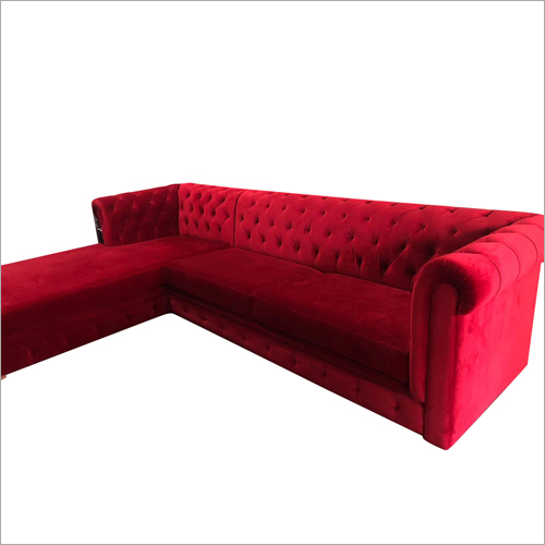 Handmade L Shape Corner Chester Sofa Set