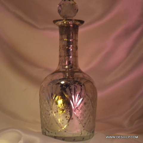 Silver Glass Perfume Bottle Glass Thickness: 1-4 Millimeter (Mm)
