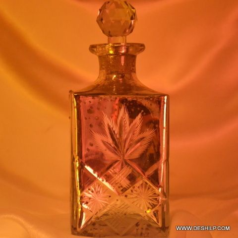 Squire Shape Glass Perfume Bottle