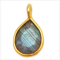 Pear Natural Labradorite Gemstones Pendant