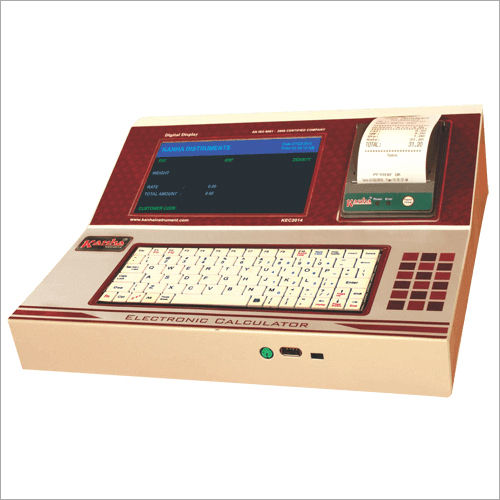 Red & White Digital Milk Data Processing Unit