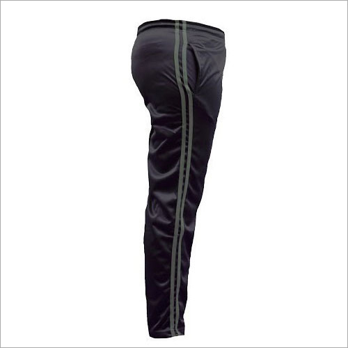 Track Black Pant - Polyester Cotton Blend, Size Small to XL, Color Black - Unisex Regular Fit, Flexible, Shrink Proof, Easy to Wash, Customizable
