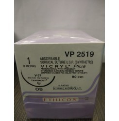 Ethicon Synthetic Absorbable Coated Vicryl Plus Antibacterial Sutures  (VP2519)