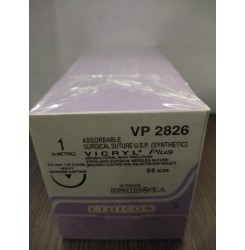 Ethicon Synthetic Absorbable Coated Vicryl Plus Antibacterial Sutures(VP2826)
