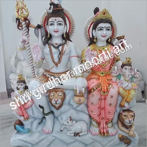 Marble Shiv Parivar Marble Shiv Parivar