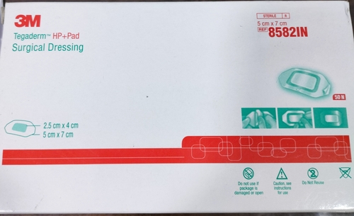 3M TEGADERM HP PLUS PAD 5CMX7CM