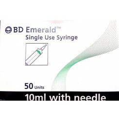 BD Emerald Single Use Syringe 10ML