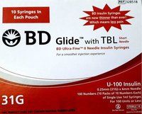 BD Glide With TBL 31G (U-100)