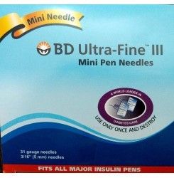 BD Ultrafine III Mini Pen Needle