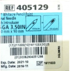 Bd Whitacre Needle 27G