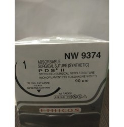 Ethicon Synthetic Absorbable Sutures Pds II (Polydioxanone) (NW9374)