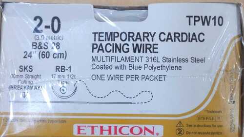 Ethicon Temporary Cardiac Pacing Wire TPW10