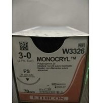 Ethicon Synthetic Absorbable Monocryl (Poliglecaprone 25) (W3326)